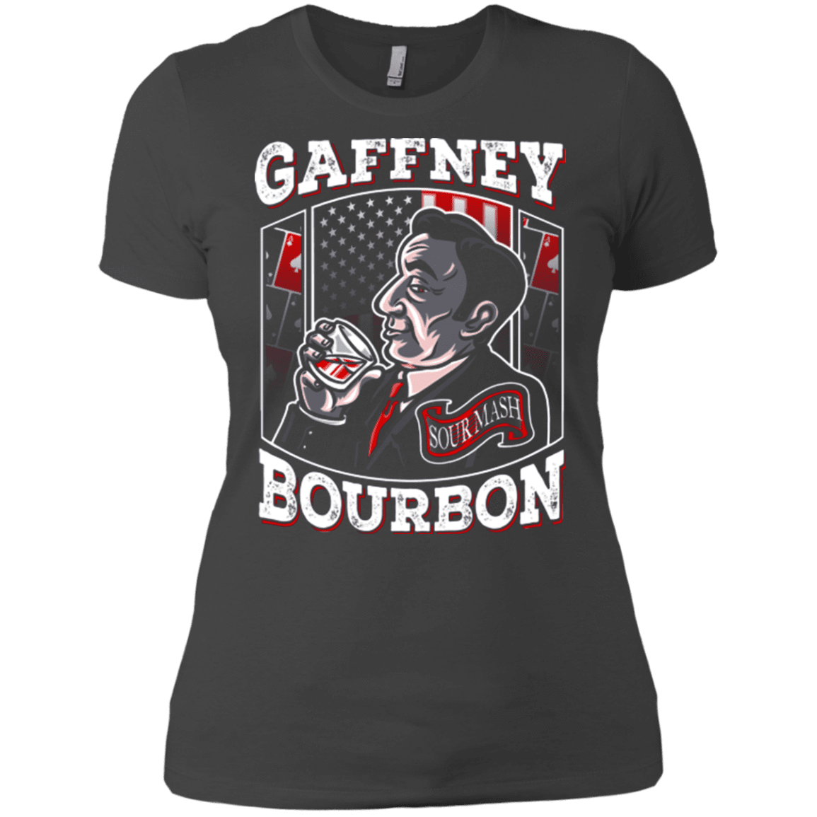 T-Shirts Heavy Metal / X-Small Gaffney Bourbon Women's Premium T-Shirt