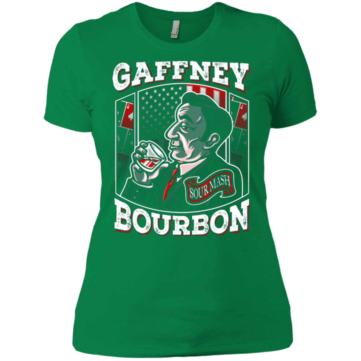 T-Shirts Kelly Green / X-Small Gaffney Bourbon Women's Premium T-Shirt