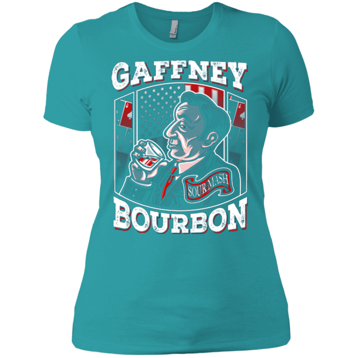 T-Shirts Tahiti Blue / X-Small Gaffney Bourbon Women's Premium T-Shirt