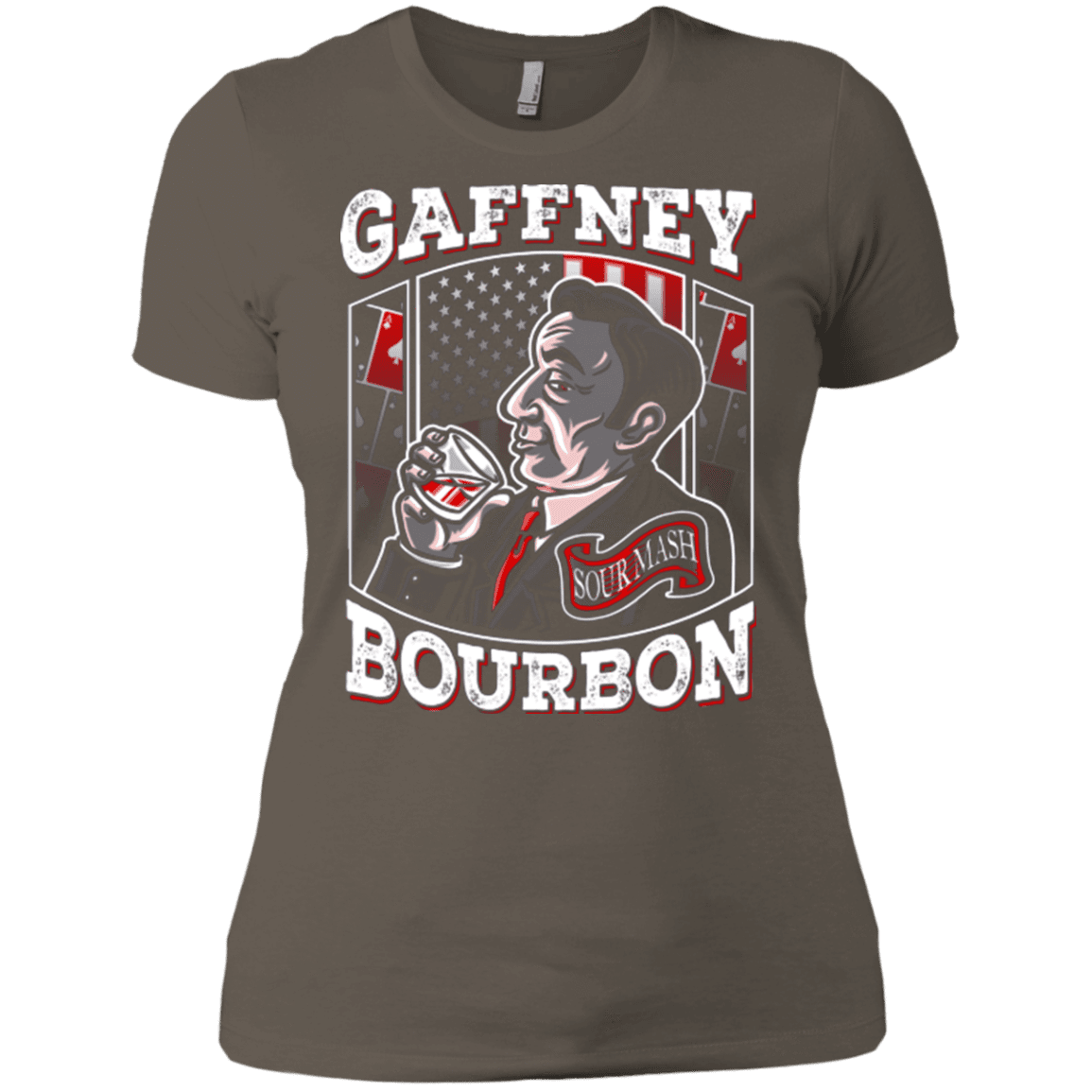 T-Shirts Warm Grey / X-Small Gaffney Bourbon Women's Premium T-Shirt