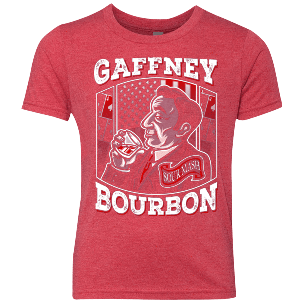 T-Shirts Vintage Red / YXS Gaffney Bourbon Youth Triblend T-Shirt