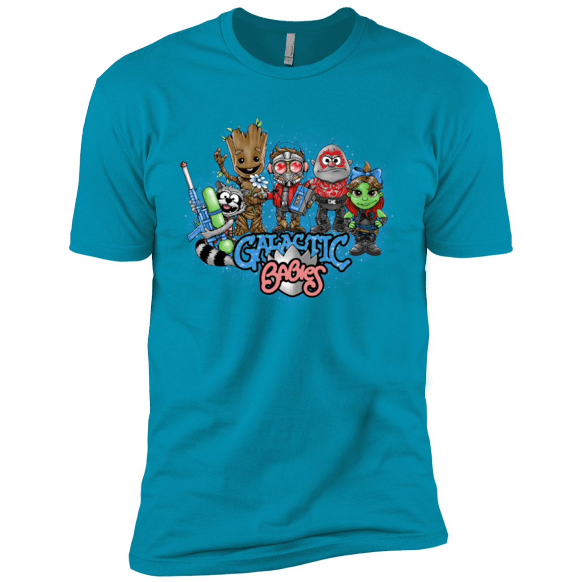 T-Shirts Turquoise / YXS Galactic Babies Boys Premium T-Shirt