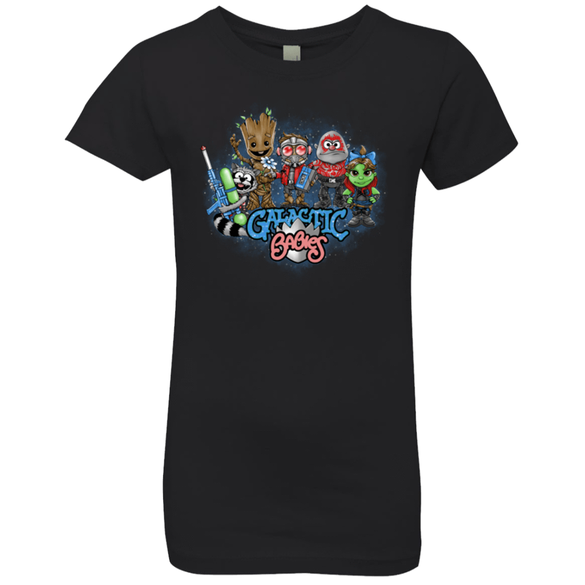 T-Shirts Black / YXS Galactic Babies Girls Premium T-Shirt