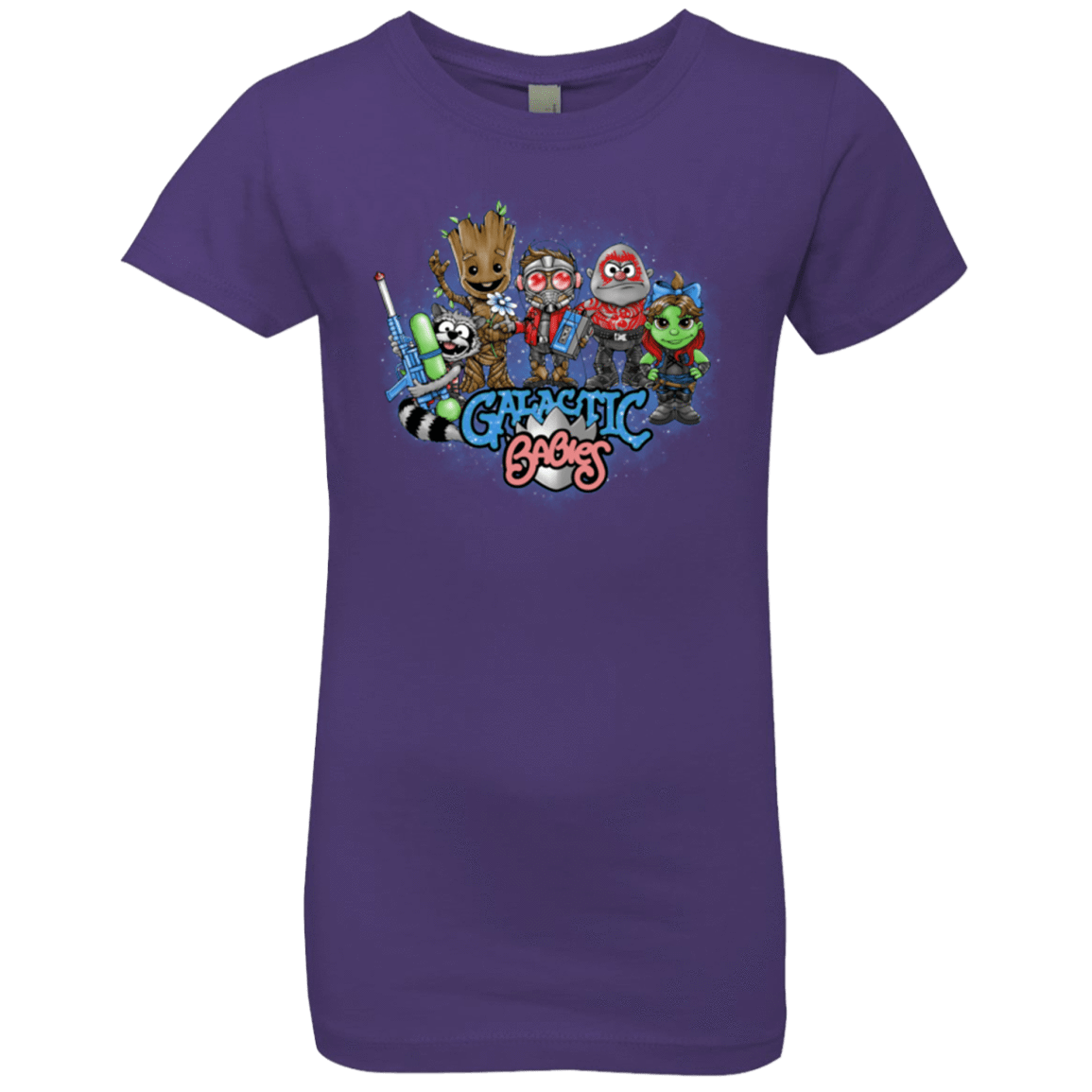 T-Shirts Purple Rush / YXS Galactic Babies Girls Premium T-Shirt