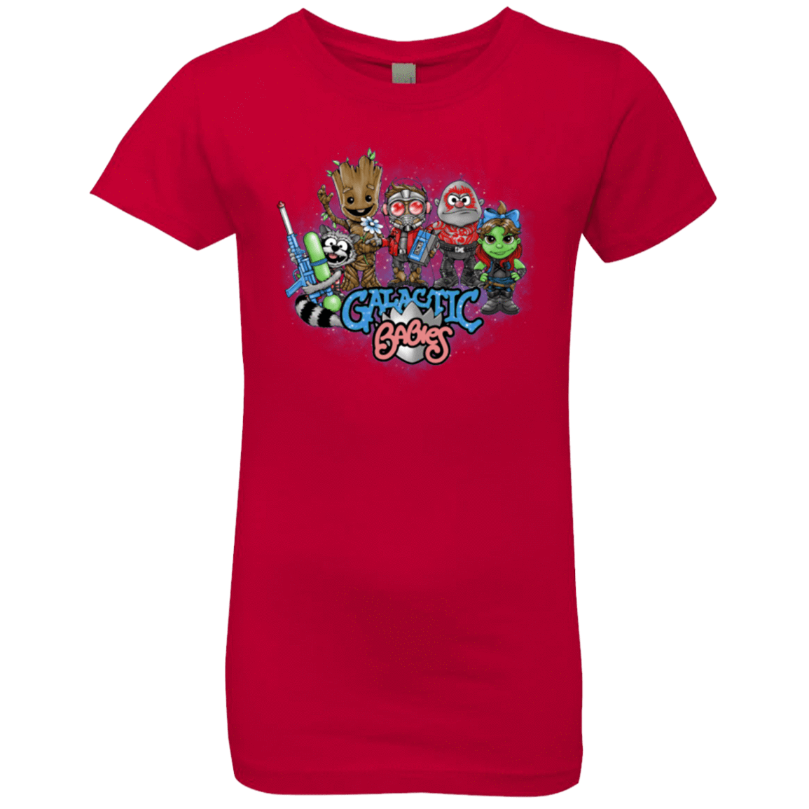 T-Shirts Red / YXS Galactic Babies Girls Premium T-Shirt