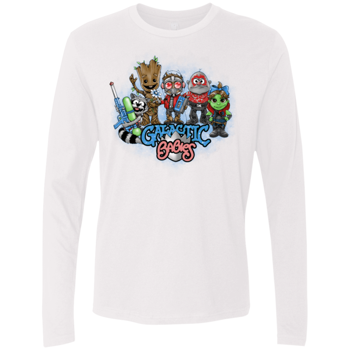 T-Shirts White / Small Galactic Babies Men's Premium Long Sleeve