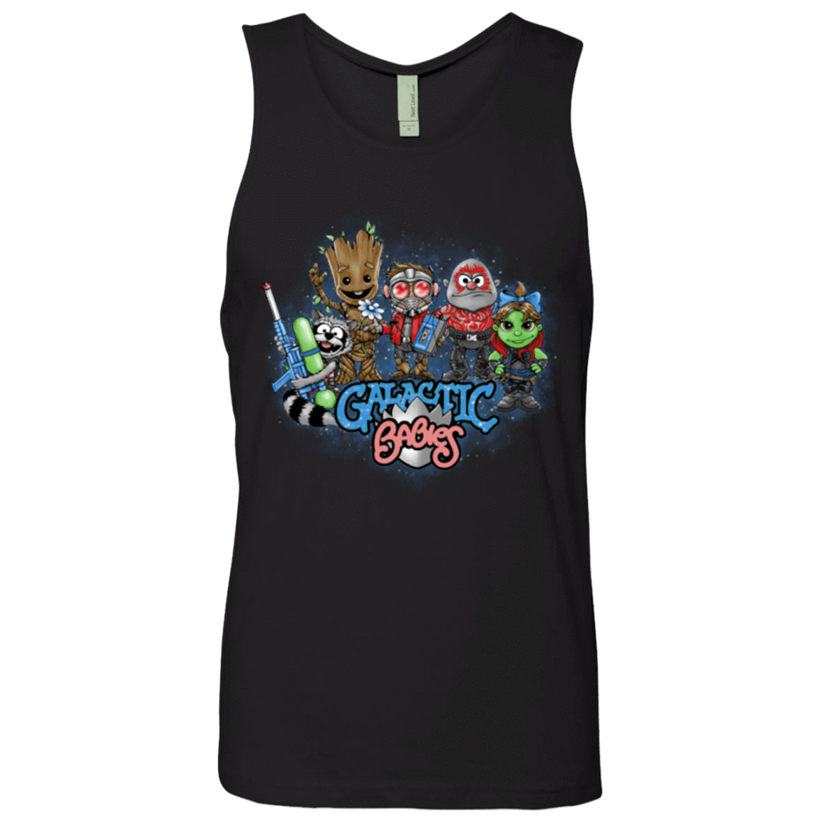 T-Shirts Black / Small Galactic Babies Men's Premium Tank Top