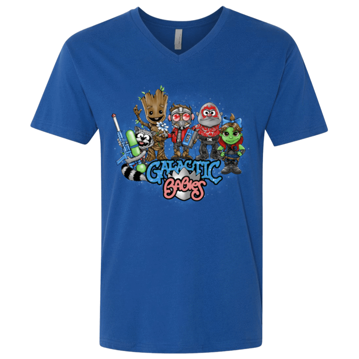 T-Shirts Royal / X-Small Galactic Babies Men's Premium V-Neck