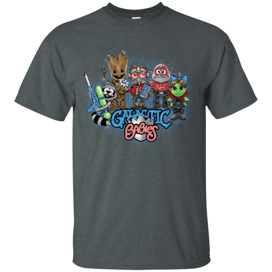 T-Shirts Dark Heather / Small Galactic Babies T-Shirt