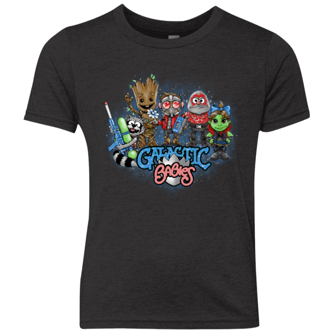 T-Shirts Vintage Black / YXS Galactic Babies Youth Triblend T-Shirt