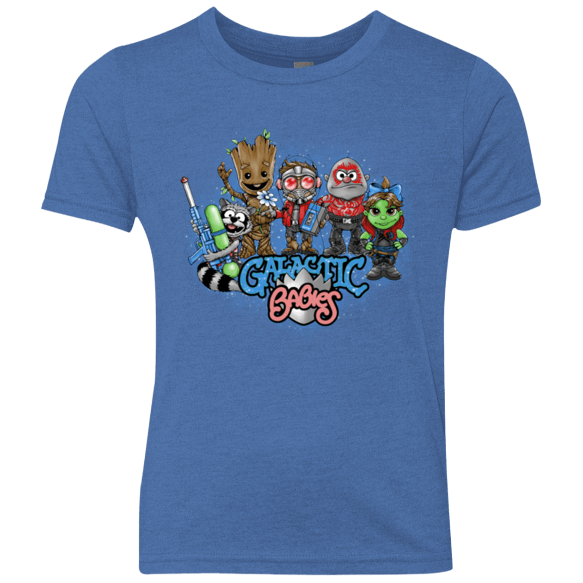 T-Shirts Vintage Royal / YXS Galactic Babies Youth Triblend T-Shirt