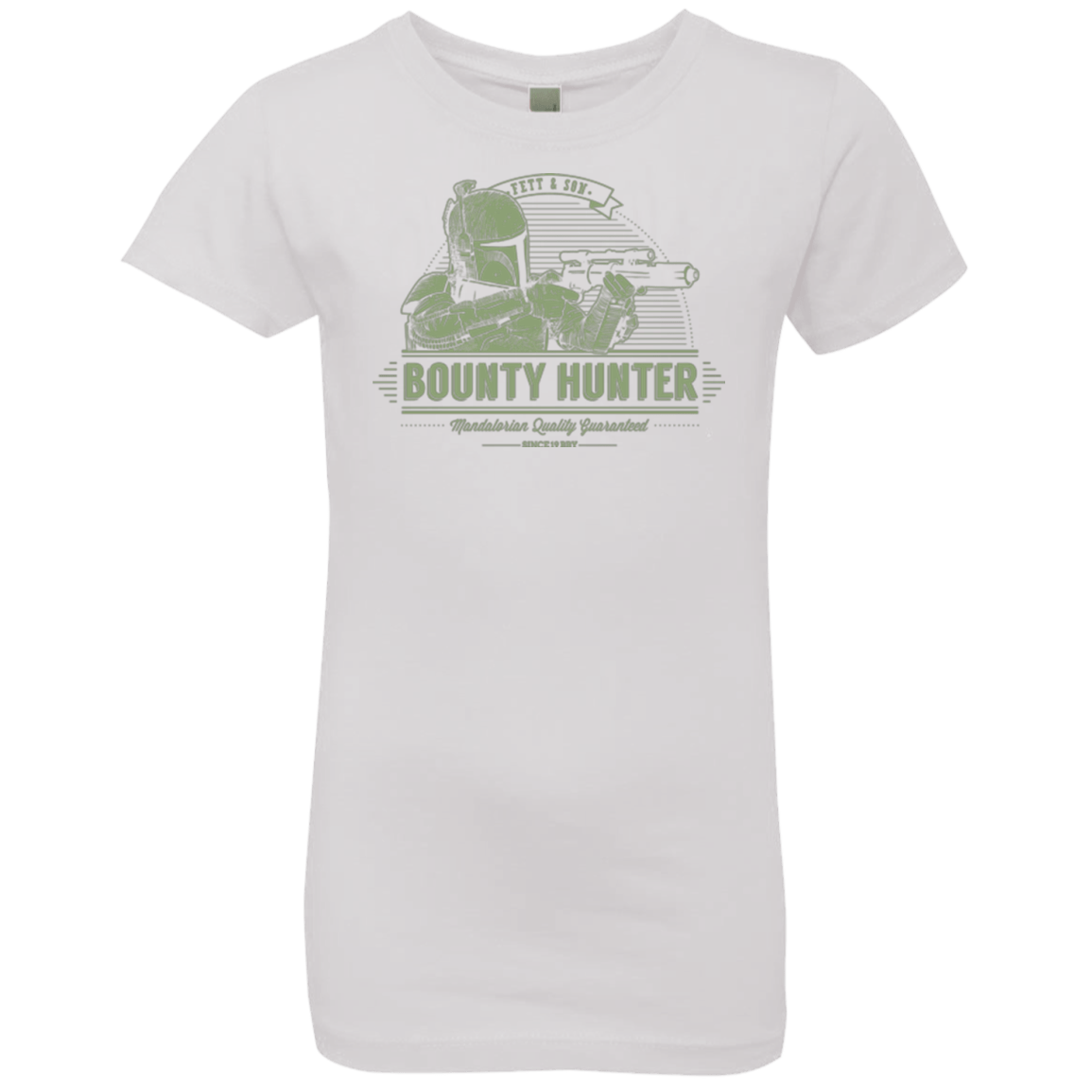T-Shirts White / YXS Galactic Bounty Hunter Girls Premium T-Shirt