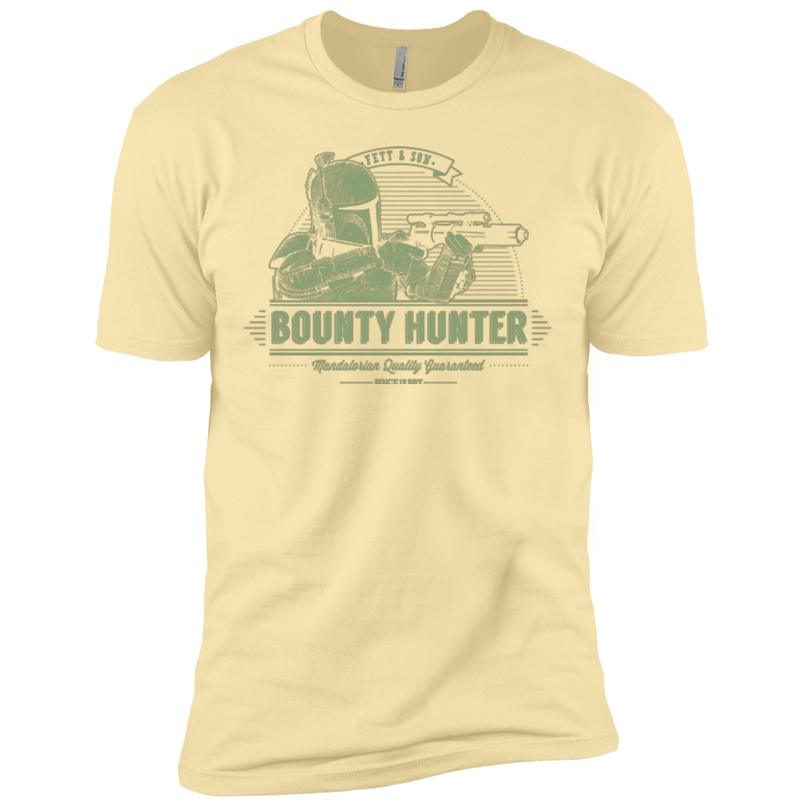 T-Shirts Banana Cream / X-Small Galactic Bounty Hunter Men's Premium T-Shirt