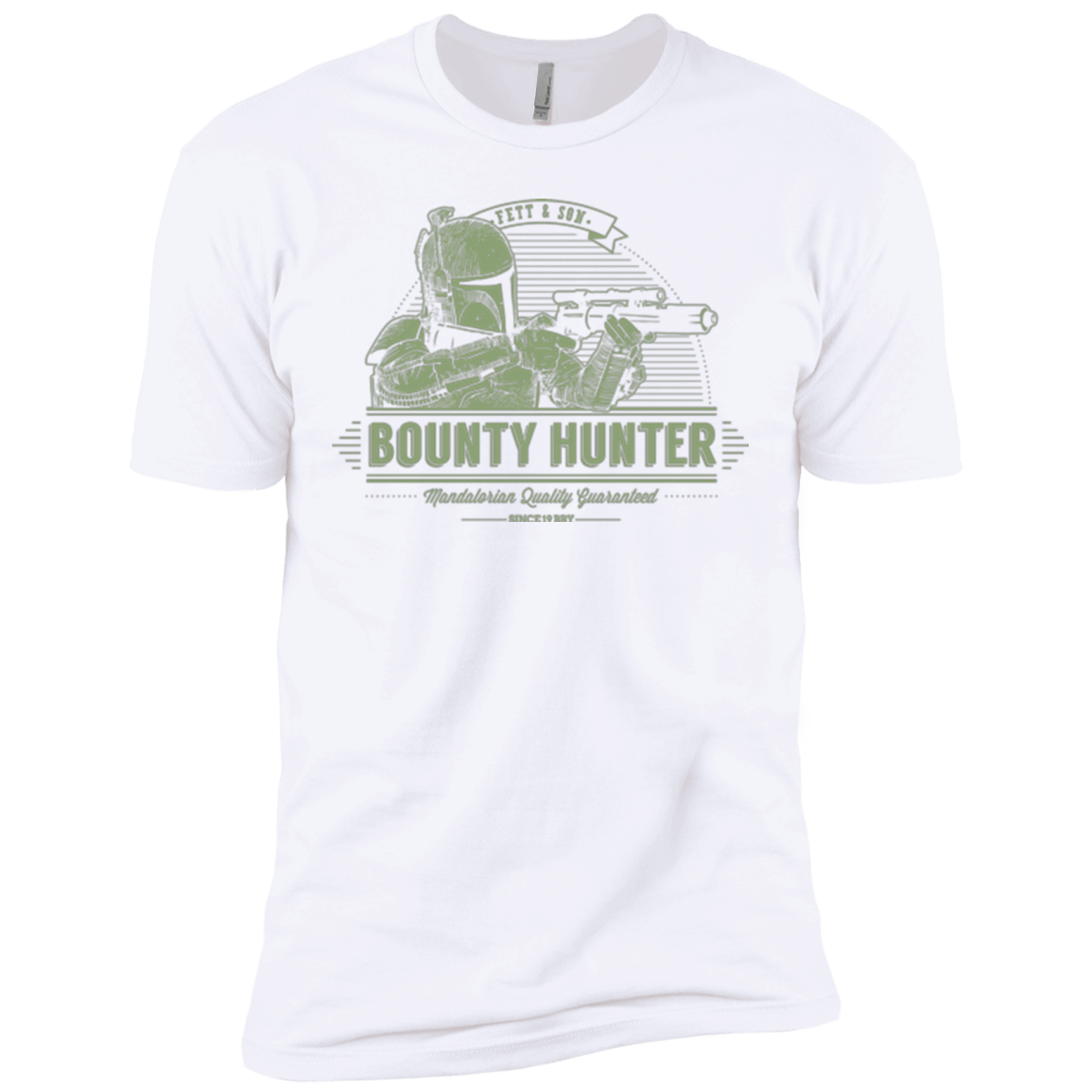 T-Shirts White / X-Small Galactic Bounty Hunter Men's Premium T-Shirt