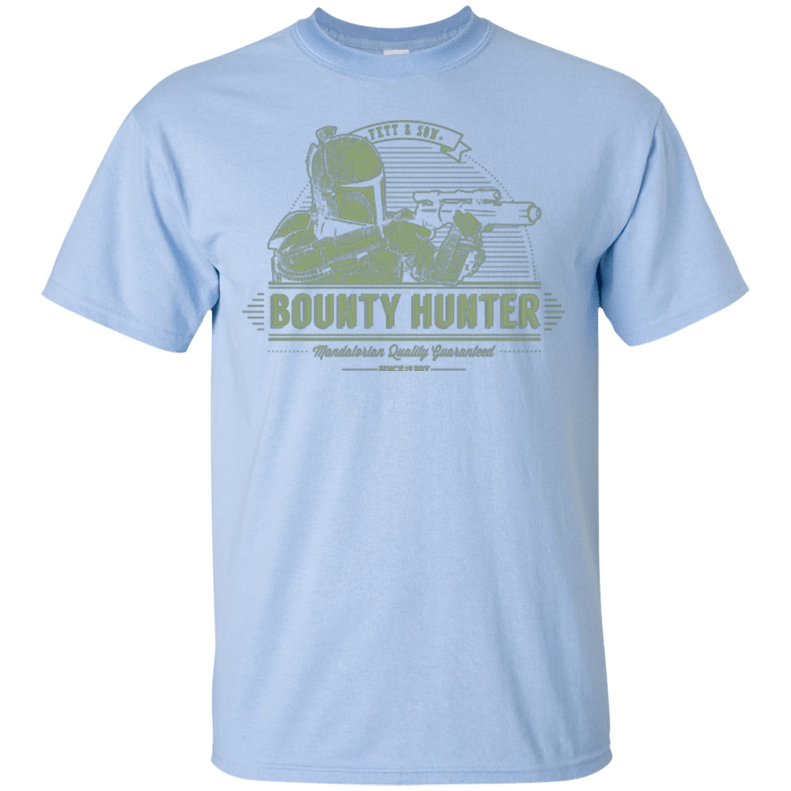T-Shirts Light Blue / Small Galactic Bounty Hunter T-Shirt