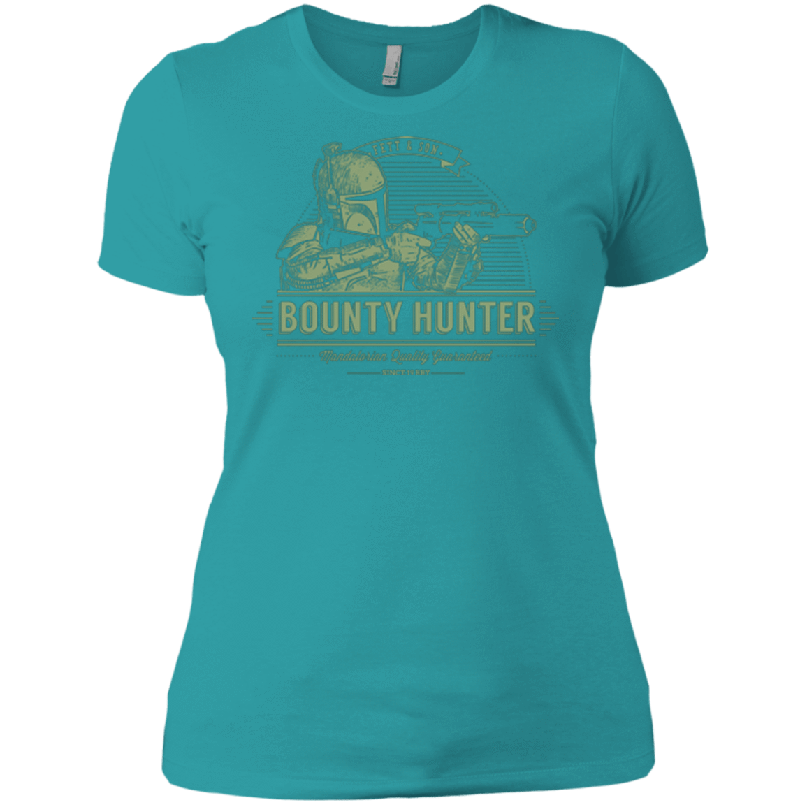 T-Shirts Tahiti Blue / X-Small Galactic Bounty Hunter Women's Premium T-Shirt