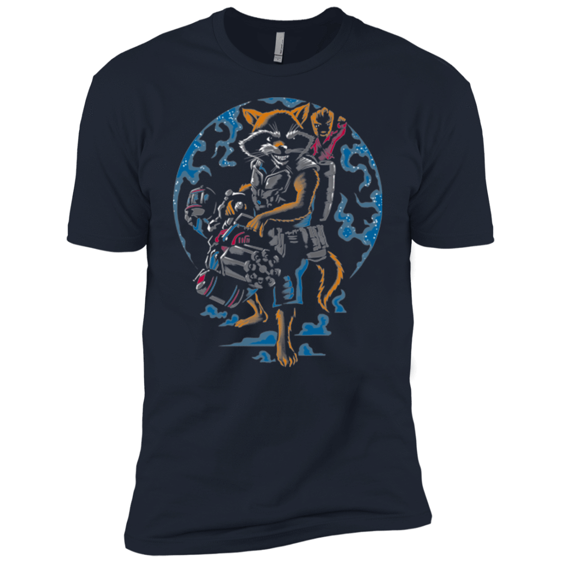 T-Shirts Midnight Navy / YXS Galactic Duo Boys Premium T-Shirt