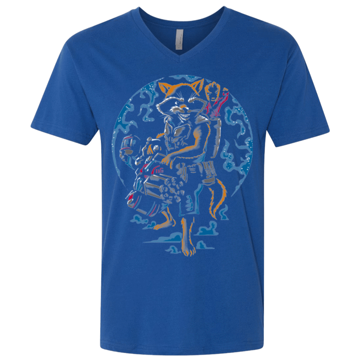 T-Shirts Royal / X-Small Galactic Duo Men's Premium V-Neck