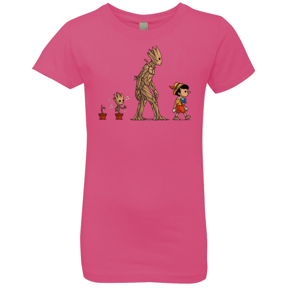 T-Shirts Hot Pink / YXS Galactic Evolution Girls Premium T-Shirt