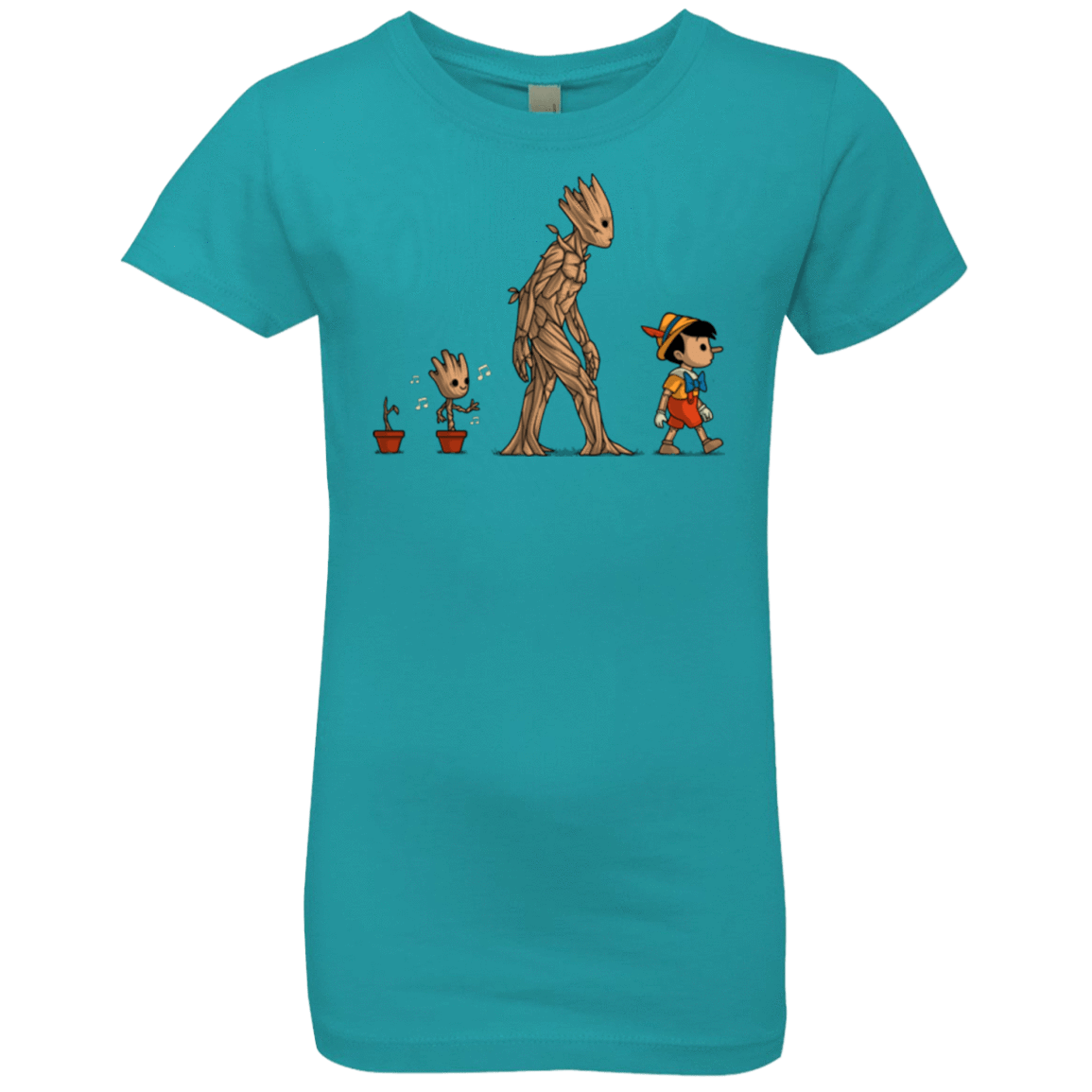 T-Shirts Tahiti Blue / YXS Galactic Evolution Girls Premium T-Shirt