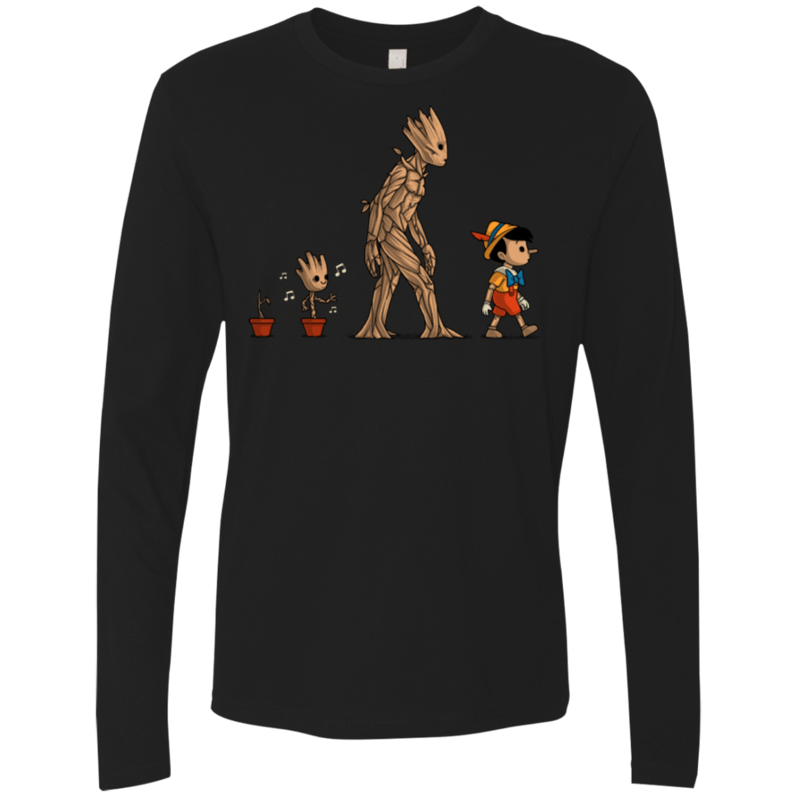 T-Shirts Black / Small Galactic Evolution Men's Premium Long Sleeve