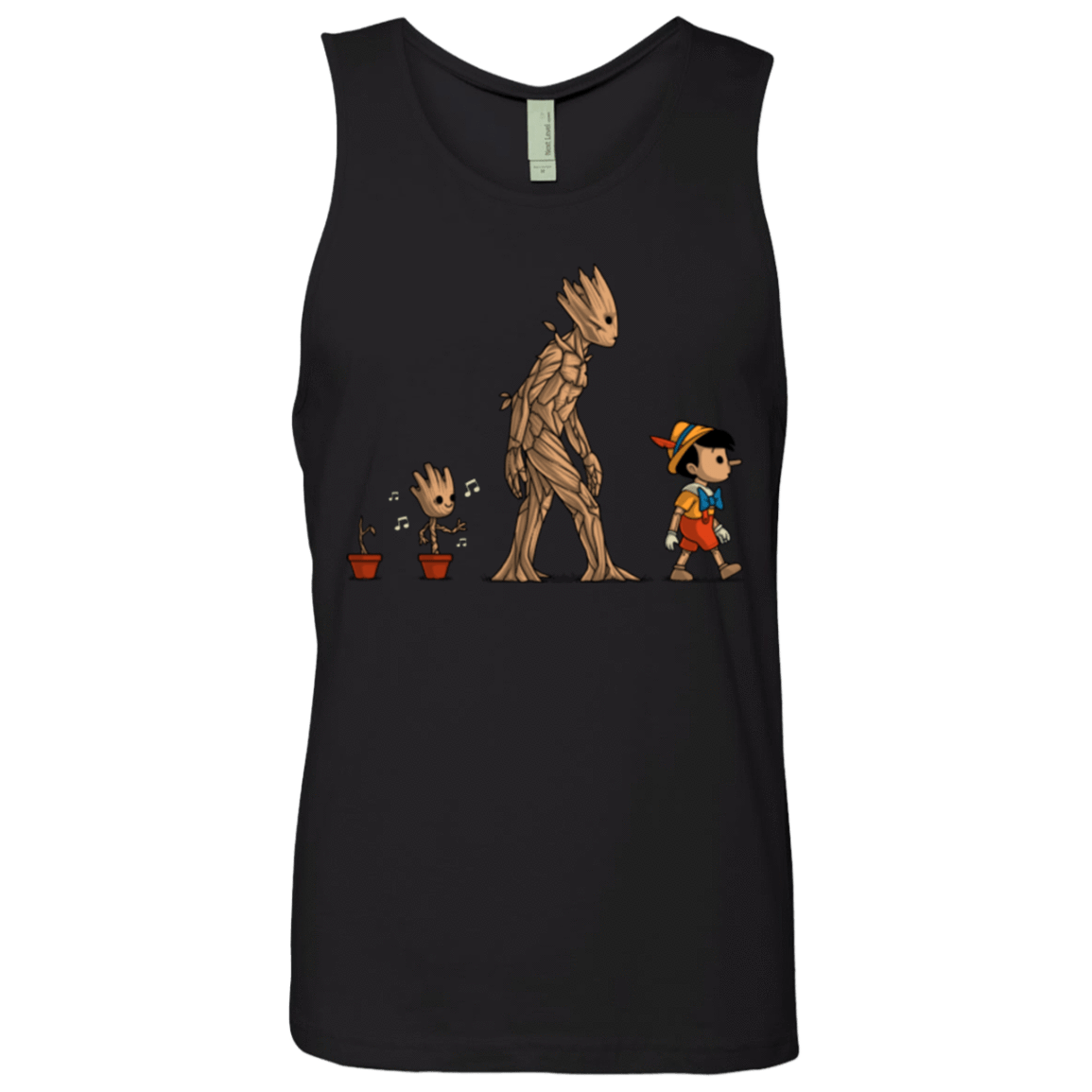 T-Shirts Black / Small Galactic Evolution Men's Premium Tank Top