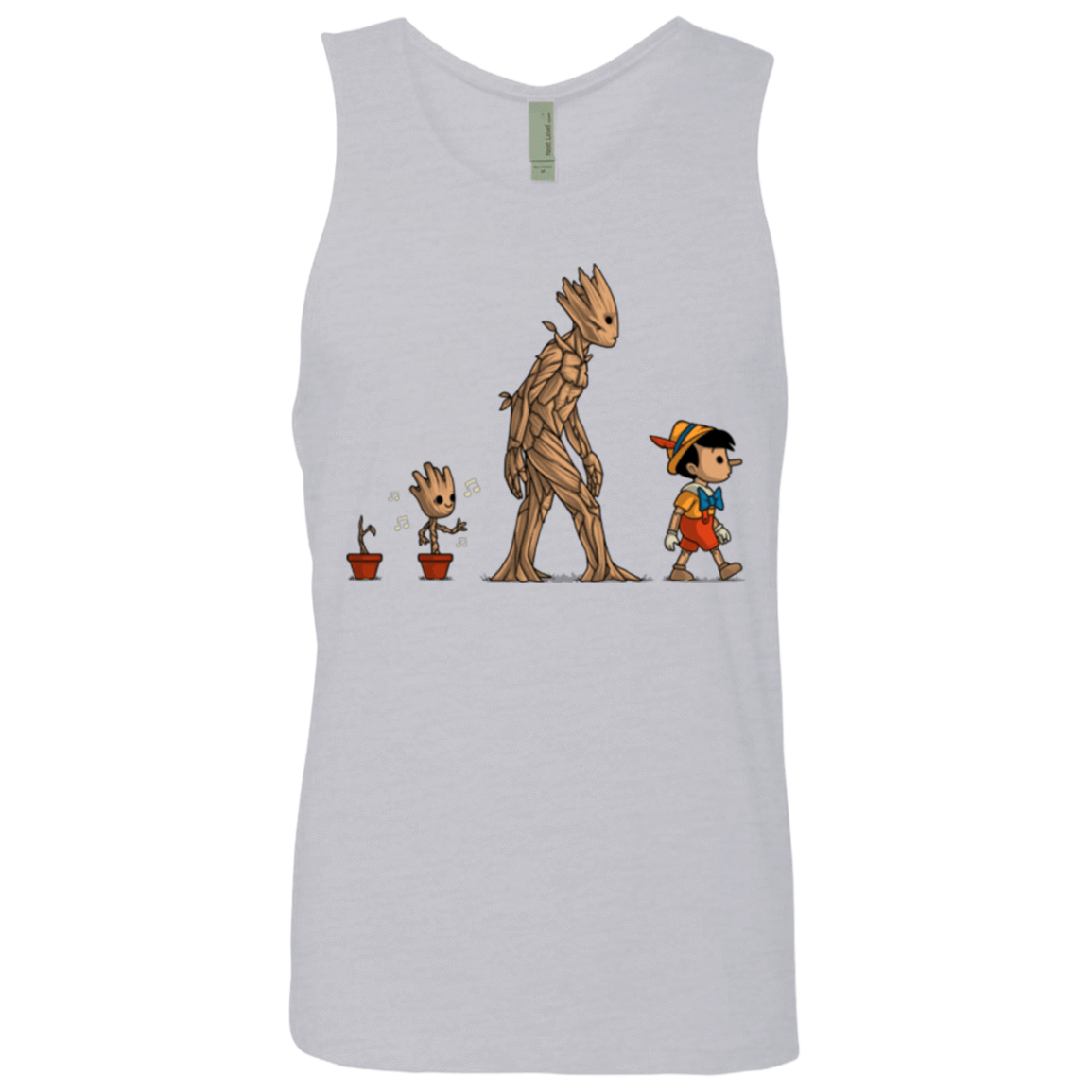 T-Shirts Heather Grey / Small Galactic Evolution Men's Premium Tank Top