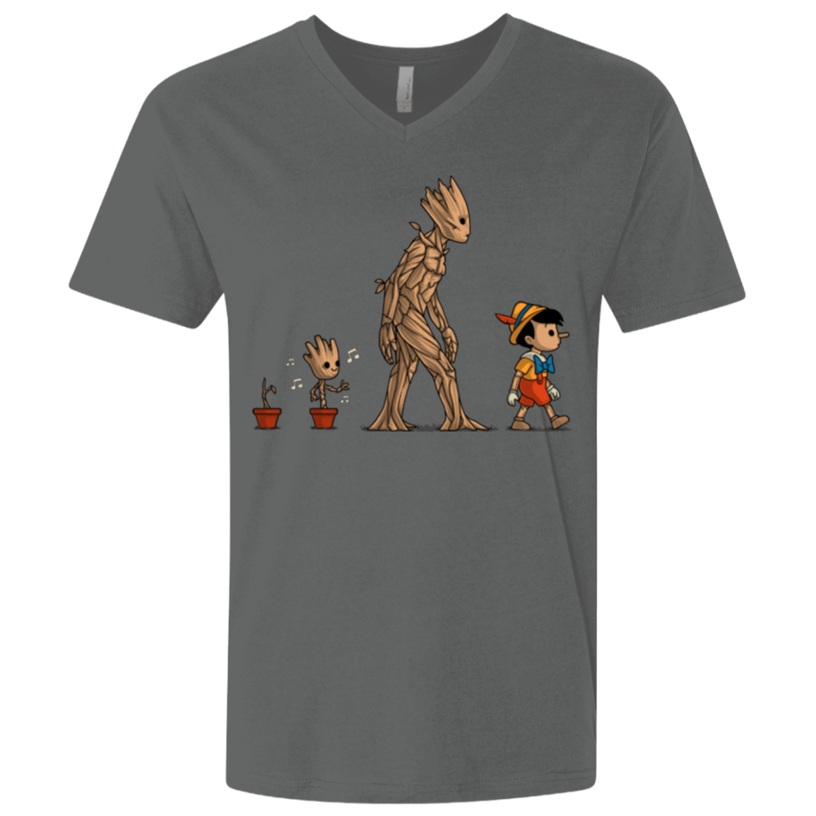 T-Shirts Heavy Metal / X-Small Galactic Evolution Men's Premium V-Neck