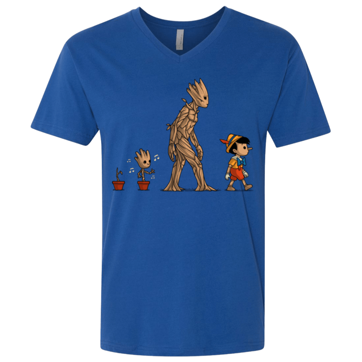 T-Shirts Royal / X-Small Galactic Evolution Men's Premium V-Neck