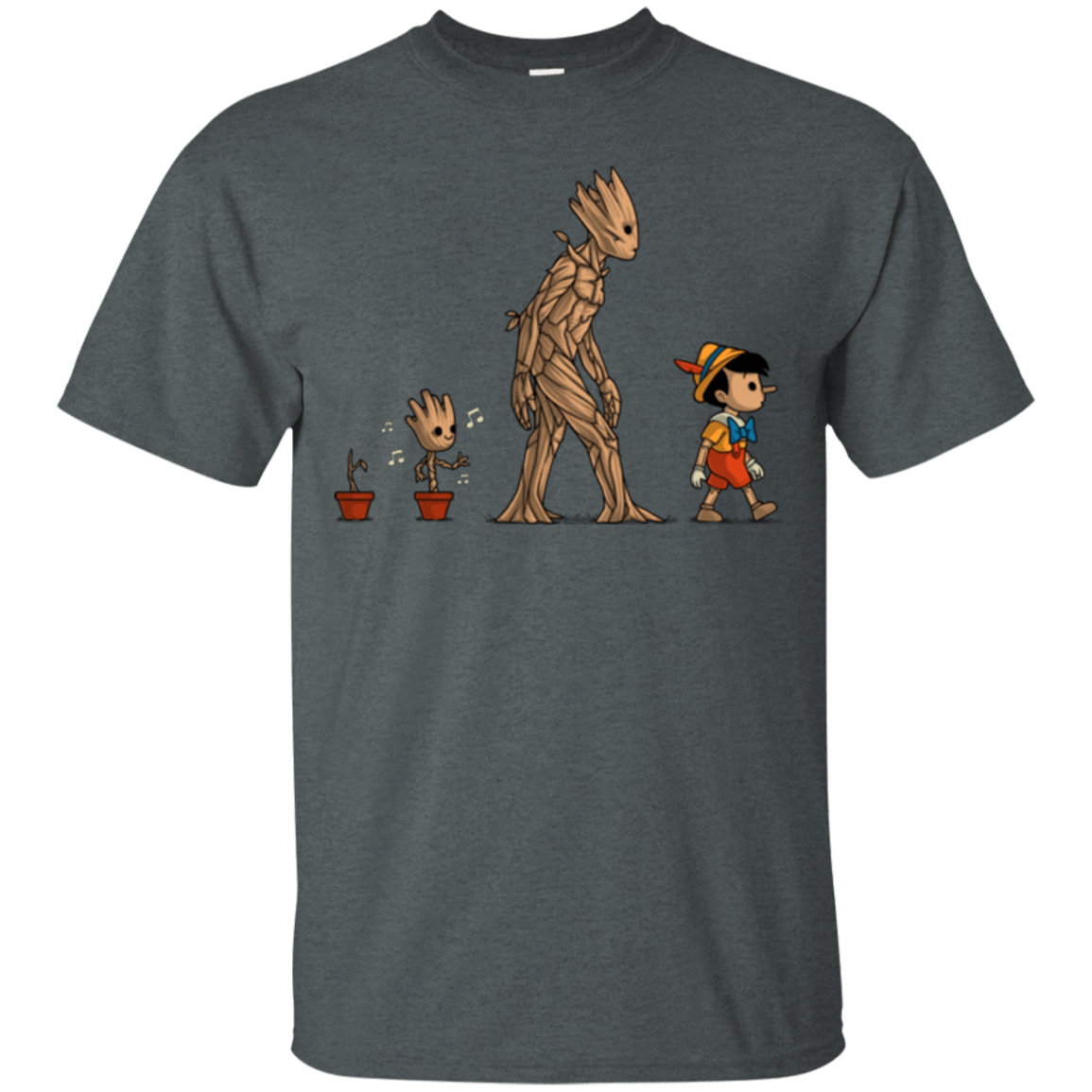 T-Shirts Dark Heather / Small Galactic Evolution T-Shirt