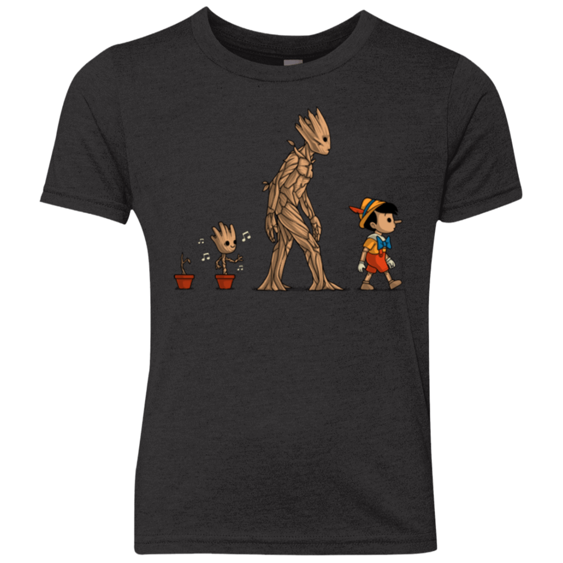 T-Shirts Vintage Black / YXS Galactic Evolution Youth Triblend T-Shirt