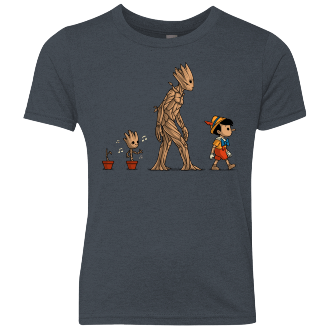 T-Shirts Vintage Navy / YXS Galactic Evolution Youth Triblend T-Shirt