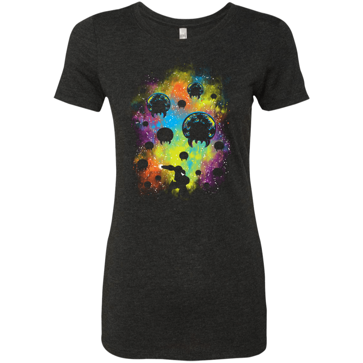 T-Shirts Vintage Black / S Galactic Warrior Women's Triblend T-Shirt