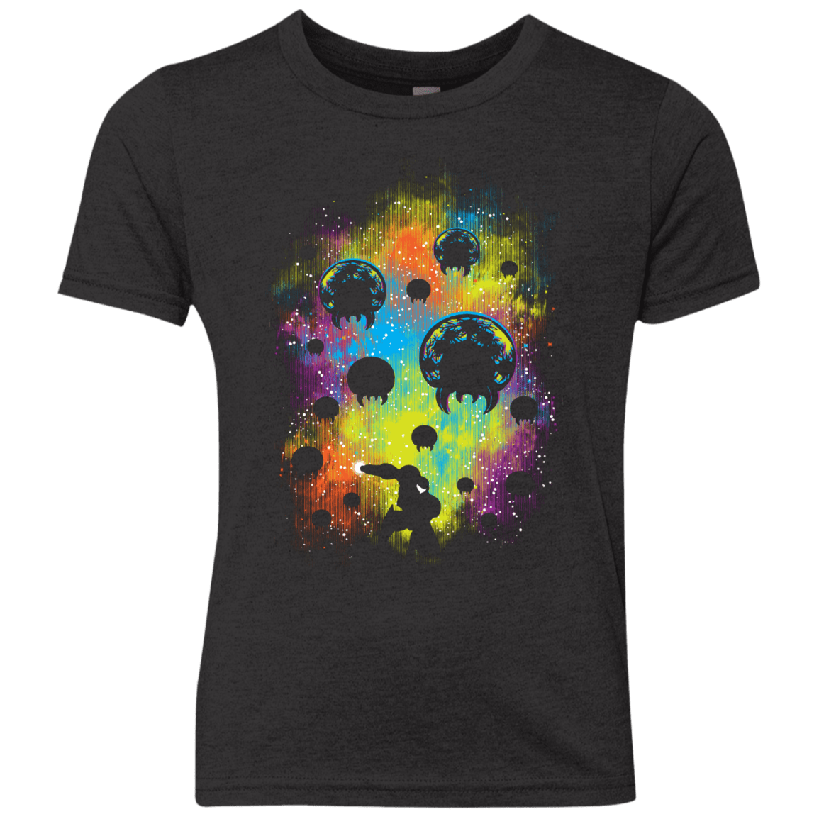 T-Shirts Vintage Black / YXS Galactic Warrior Youth Triblend T-Shirt