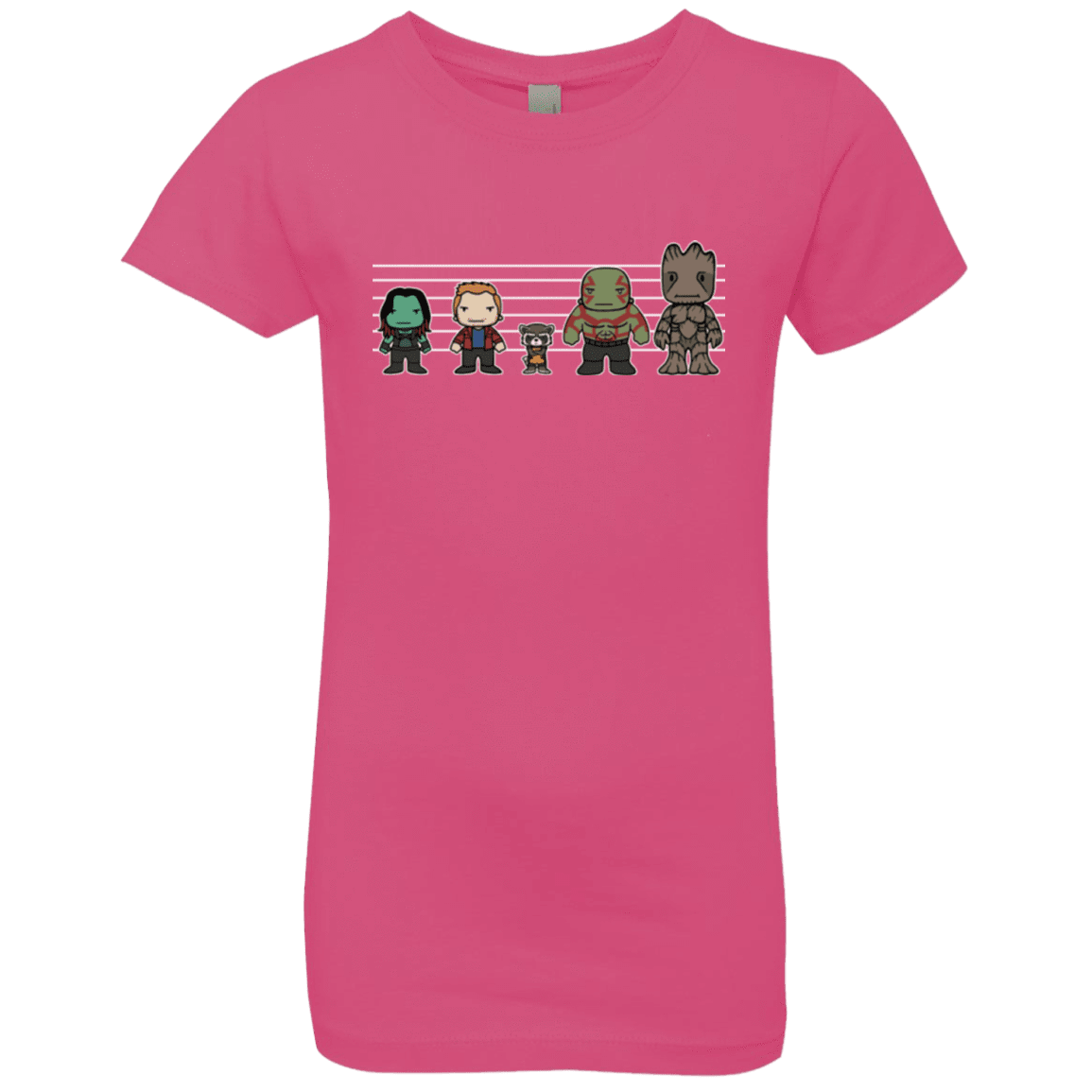 T-Shirts Hot Pink / YXS Galactics Girls Premium T-Shirt