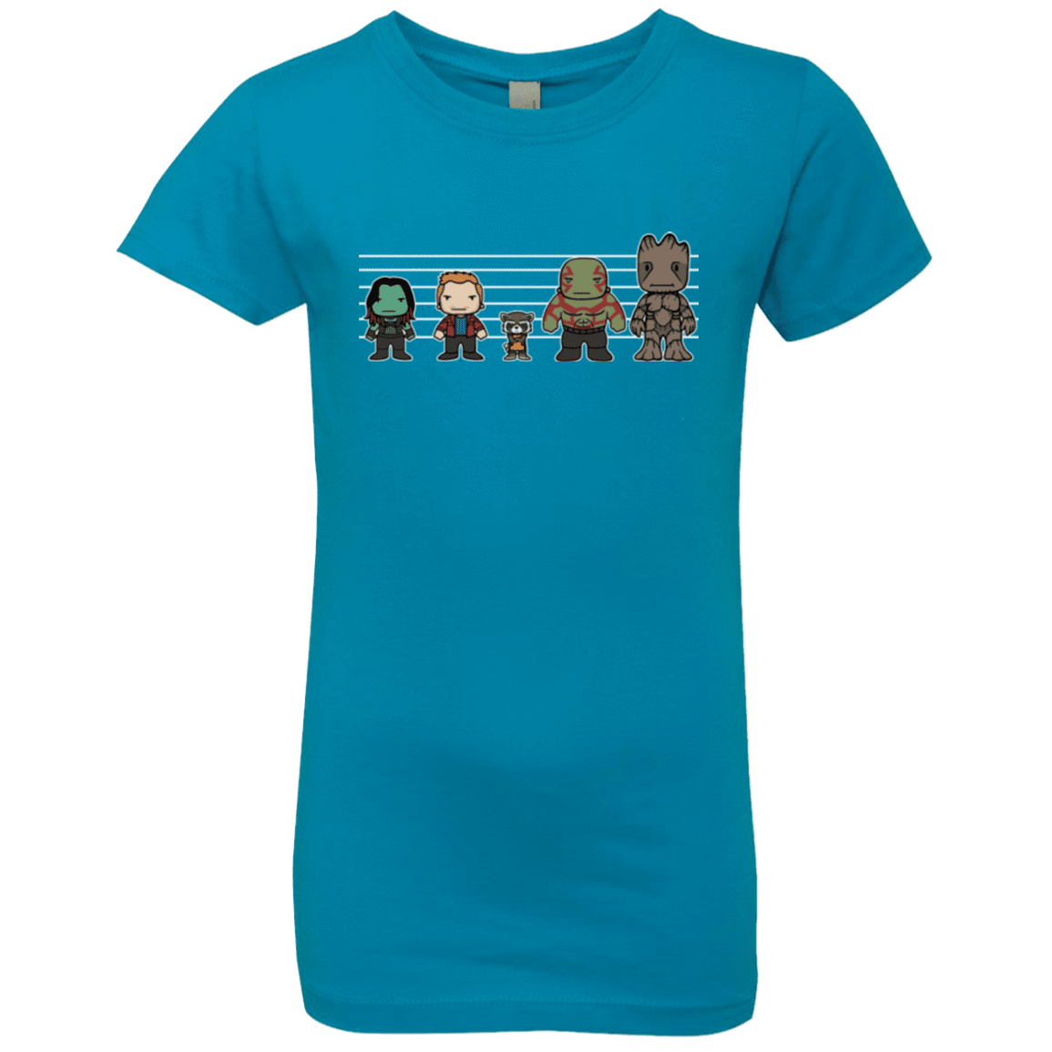 T-Shirts Turquoise / YXS Galactics Girls Premium T-Shirt