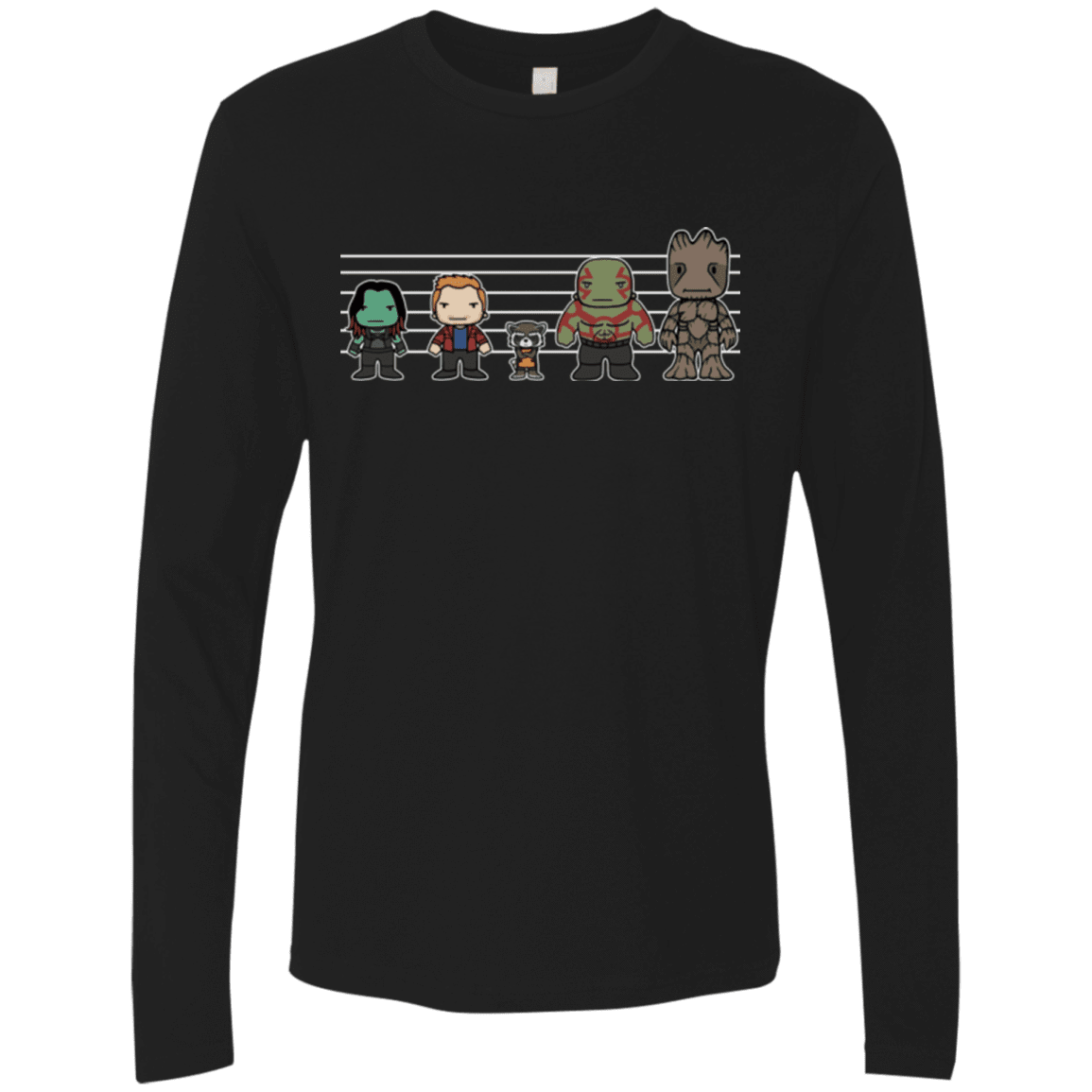 T-Shirts Black / Small Galactics Men's Premium Long Sleeve