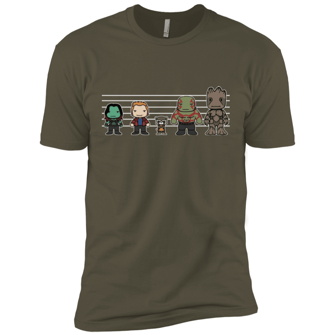 T-Shirts Military Green / X-Small Galactics Men's Premium T-Shirt