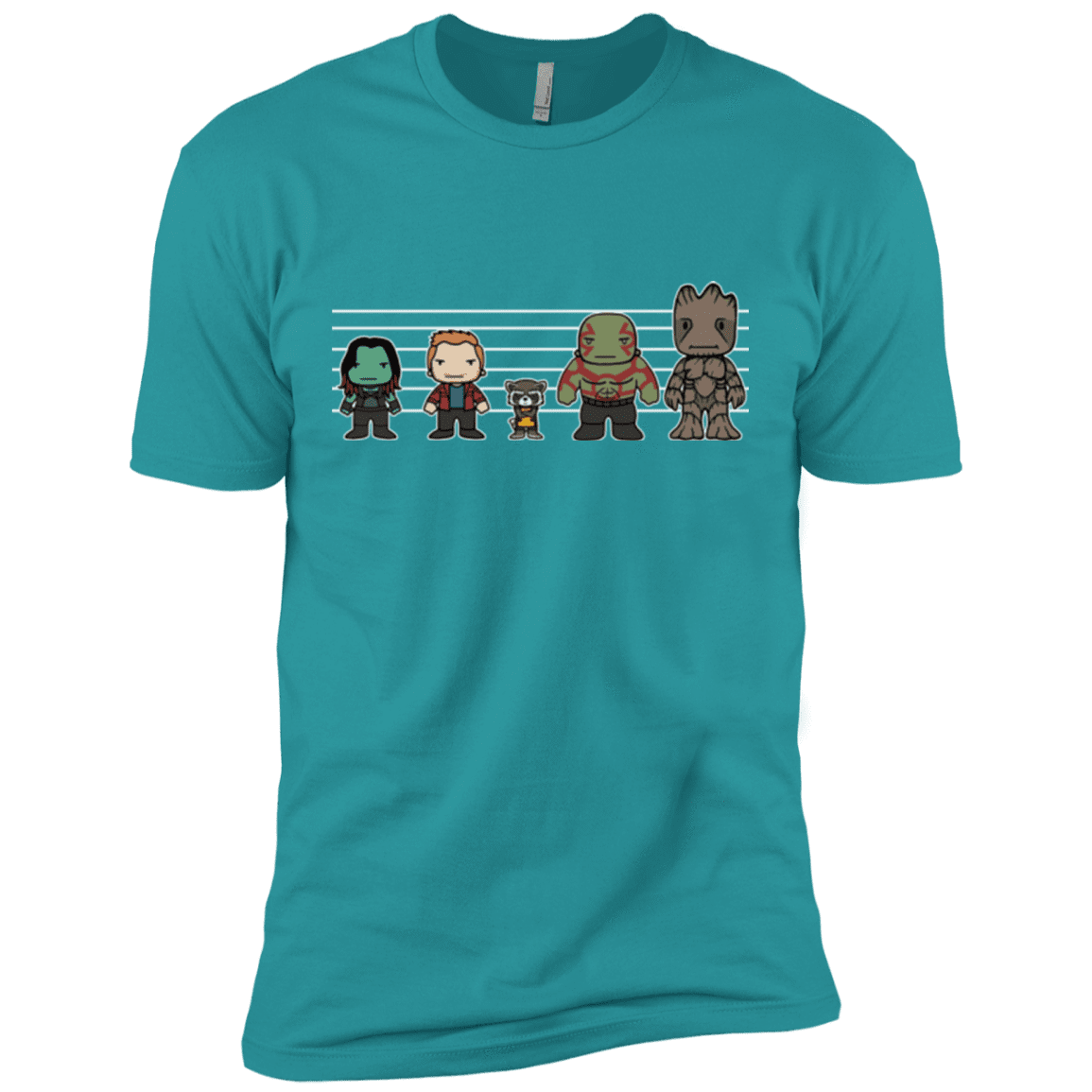 T-Shirts Tahiti Blue / X-Small Galactics Men's Premium T-Shirt