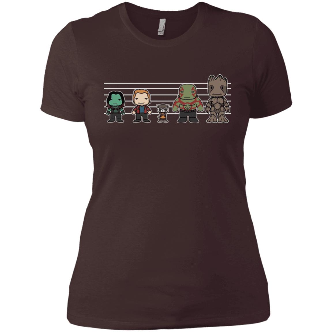 T-Shirts Dark Chocolate / X-Small Galactics Women's Premium T-Shirt