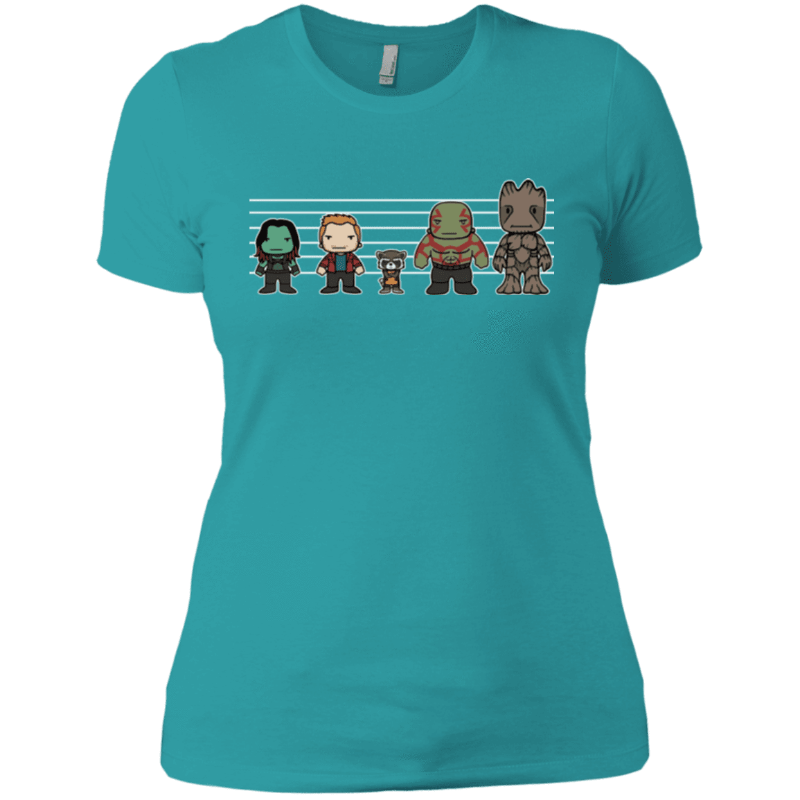 T-Shirts Tahiti Blue / X-Small Galactics Women's Premium T-Shirt