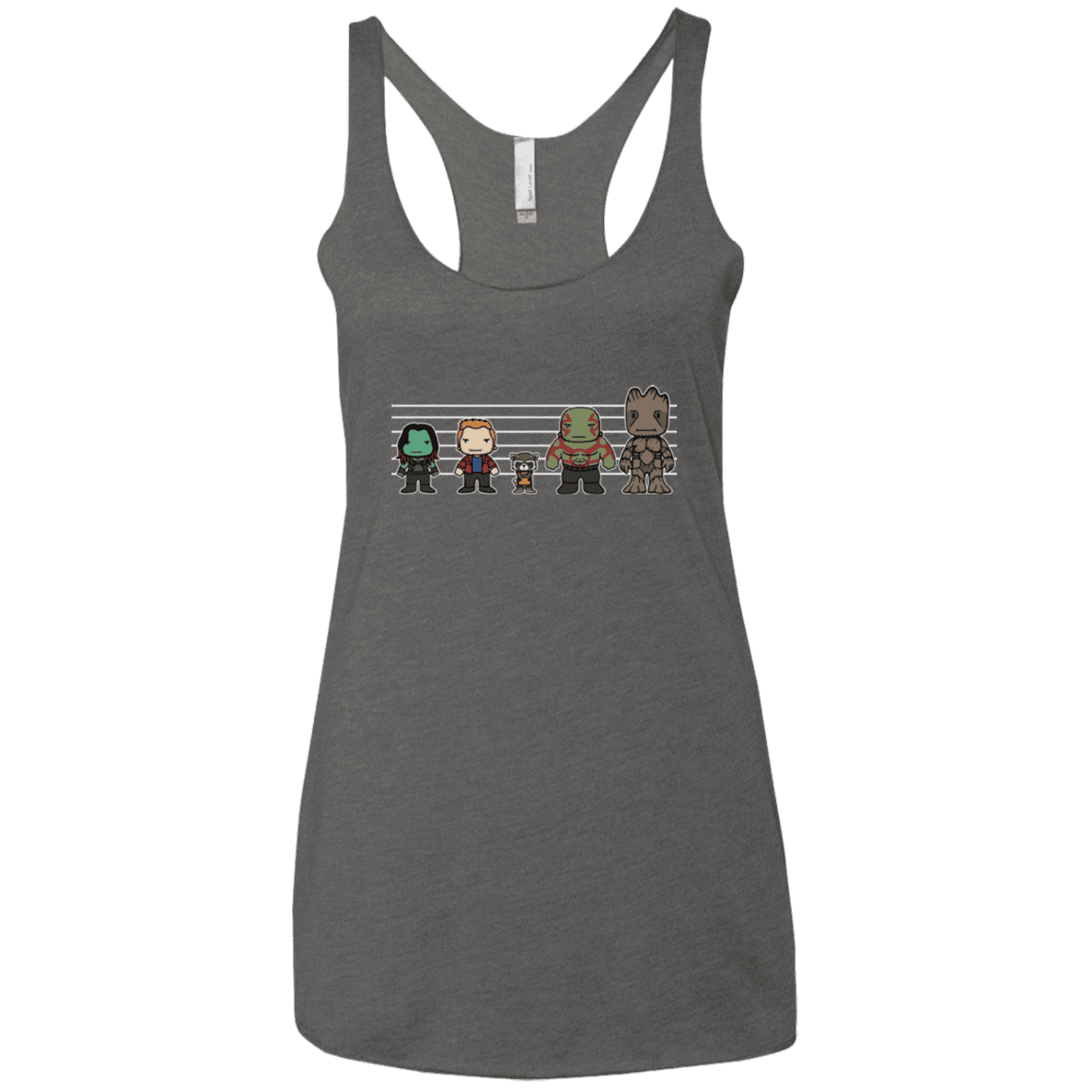 T-Shirts Premium Heather / X-Small Galactics Women's Triblend Racerback Tank