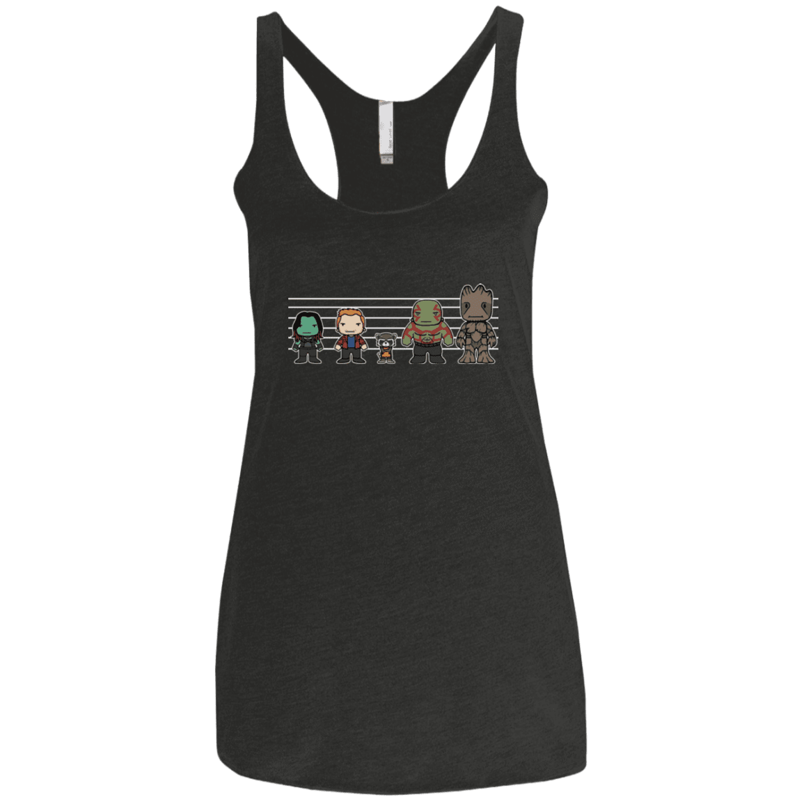 T-Shirts Vintage Black / X-Small Galactics Women's Triblend Racerback Tank