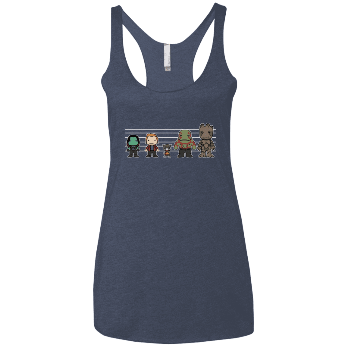 T-Shirts Vintage Navy / X-Small Galactics Women's Triblend Racerback Tank