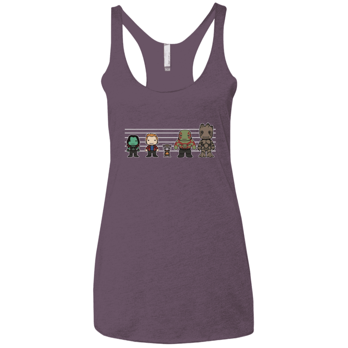 T-Shirts Vintage Purple / X-Small Galactics Women's Triblend Racerback Tank