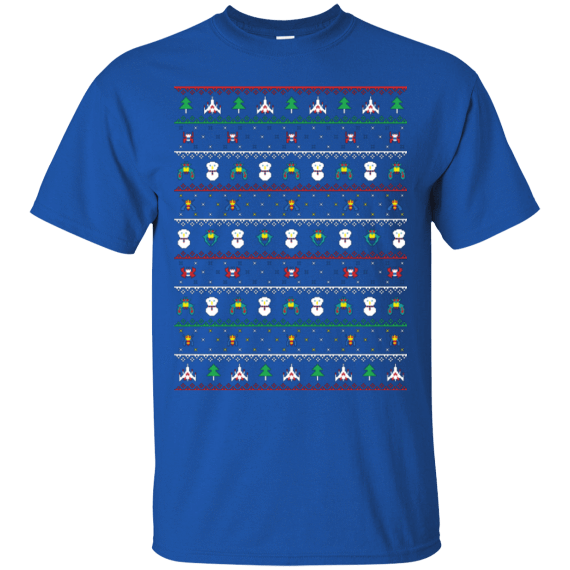 T-Shirts Royal / Small Galaga Christmas T-Shirt