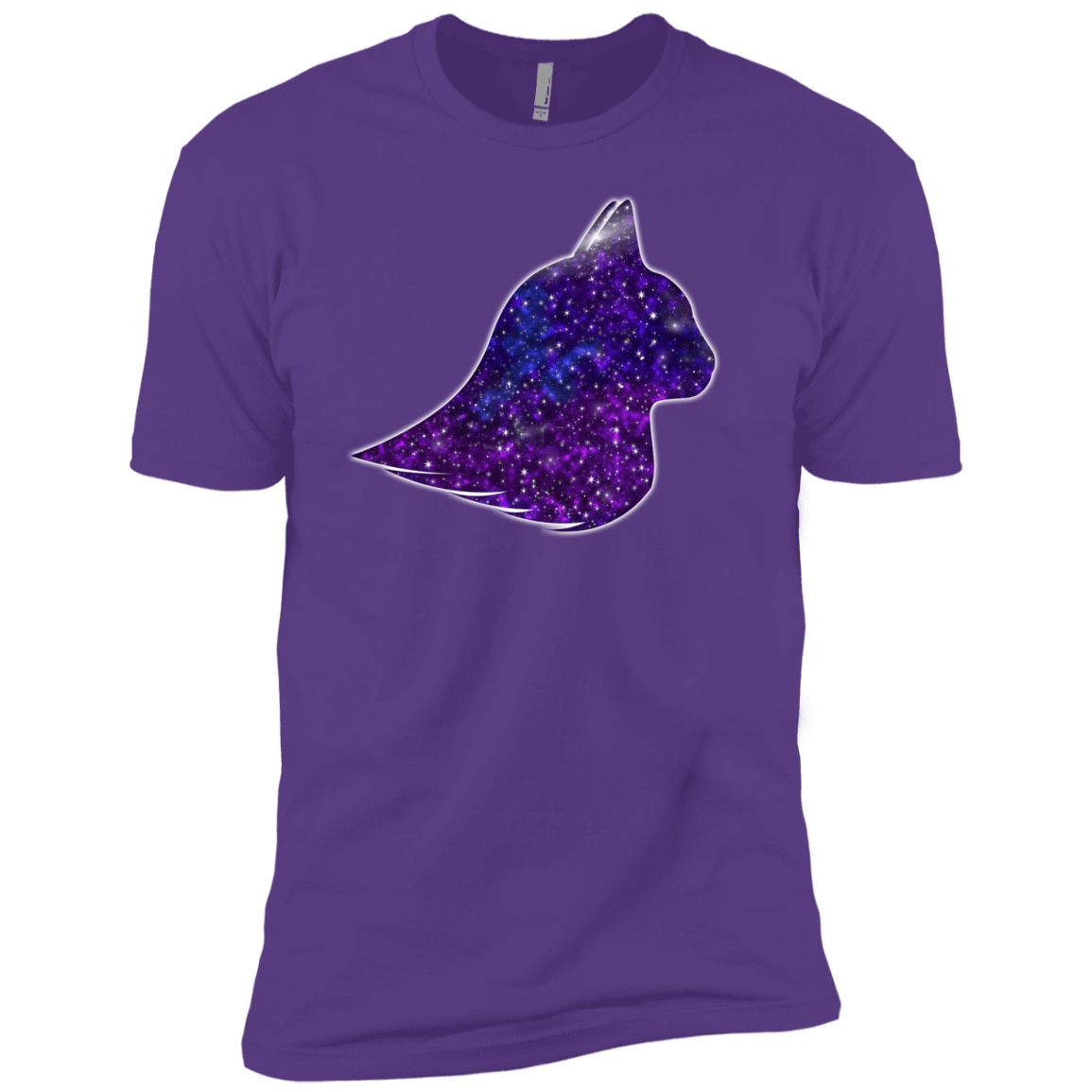 T-Shirts Purple Rush / YXS Galaxy Cat Boys Premium T-Shirt