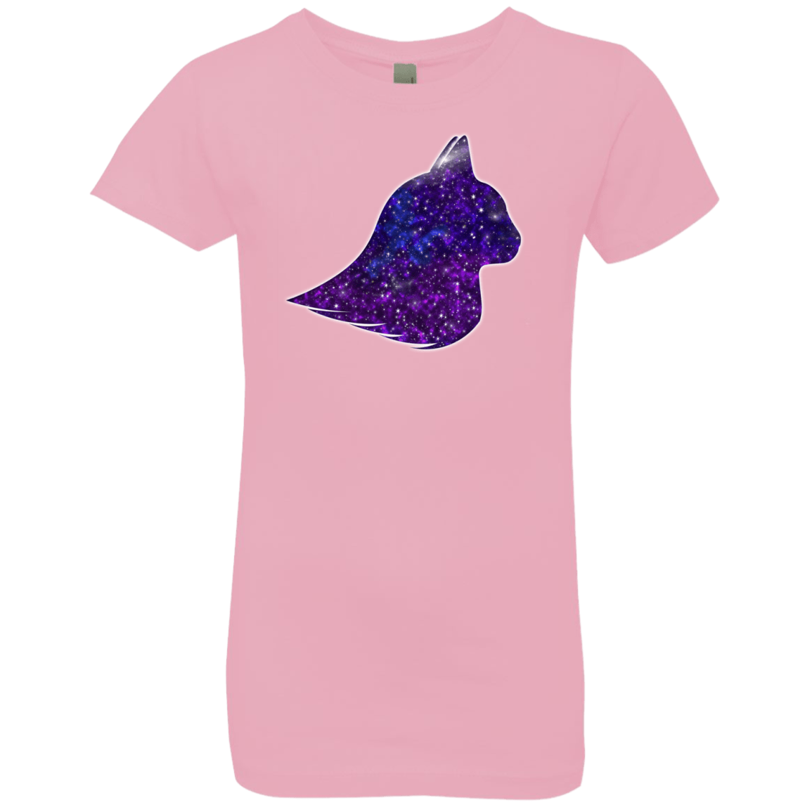T-Shirts Light Pink / YXS Galaxy Cat Girls Premium T-Shirt