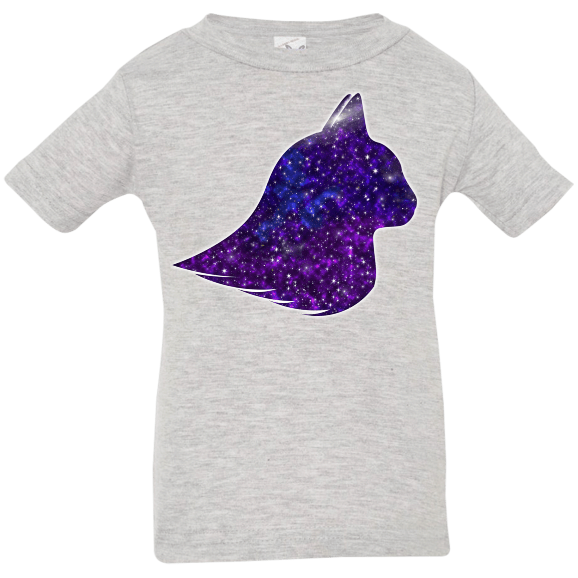 T-Shirts Heather Grey / 6 Months Galaxy Cat Infant Premium T-Shirt