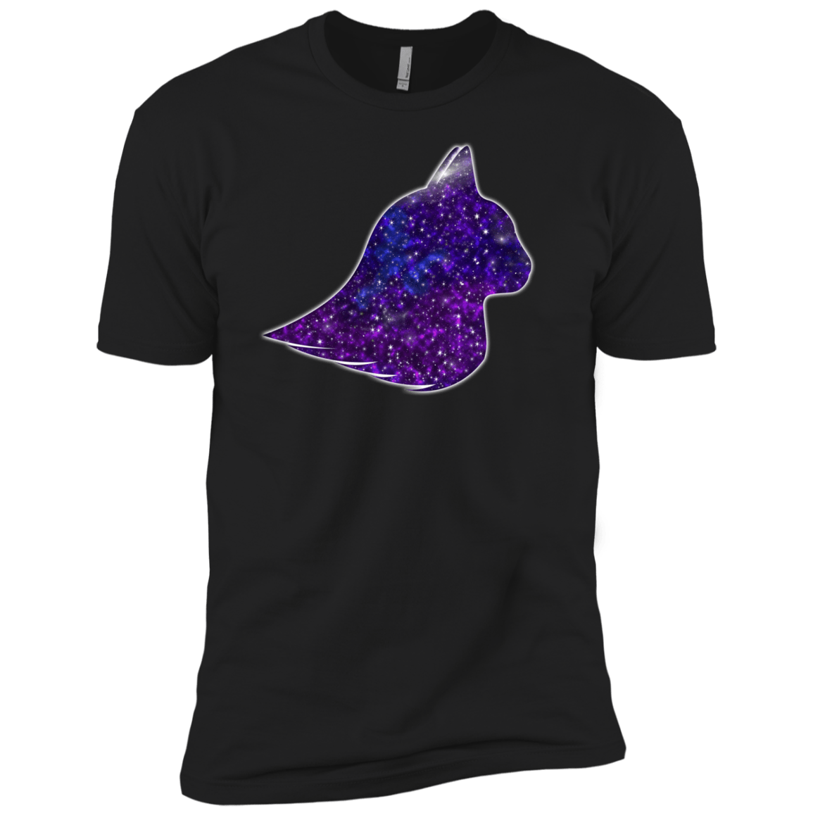 T-Shirts Black / X-Small Galaxy Cat Men's Premium T-Shirt